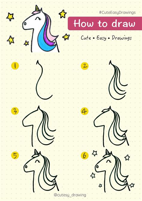 how to draw a unicorn easily|how to draw unicorn hard.